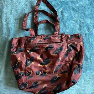 Madewell Leopard print tote with laptop compartment